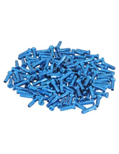 Alloy Spokes Nipples/16mm 14g Blue Pack of 144.